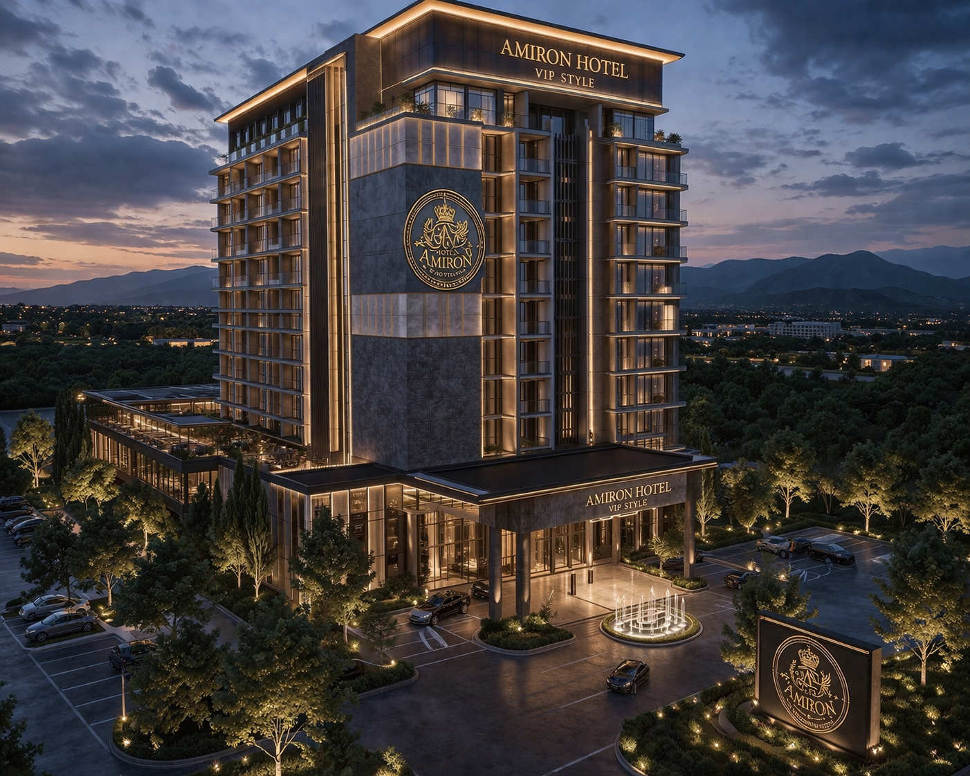 Элегантная зона отдыха AMIRON Hotel