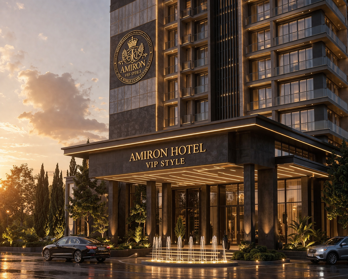 Фирменный стиль AMIRON Hotel